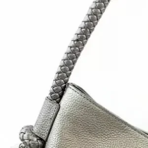 Clarks Bags Nwt Clarks Pewter Metallic Leather Braided Handle Hobo Slouchy Purse Poshmark